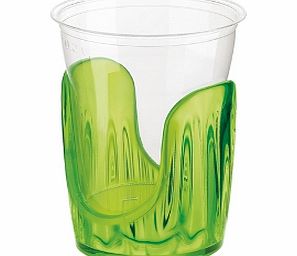 Aqua Set of 6 Plastic Cup Holders Green Aqua