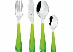 Guzzini Gocce Two Tone Cutlery Green Knife