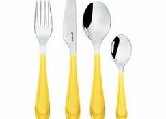 Guzzini Gocce Two Tone Cutlery Yellow Teaspoon