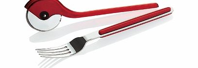 Guzzini Pizza Fork and Cutter Set Pizza Fork and Cutter
