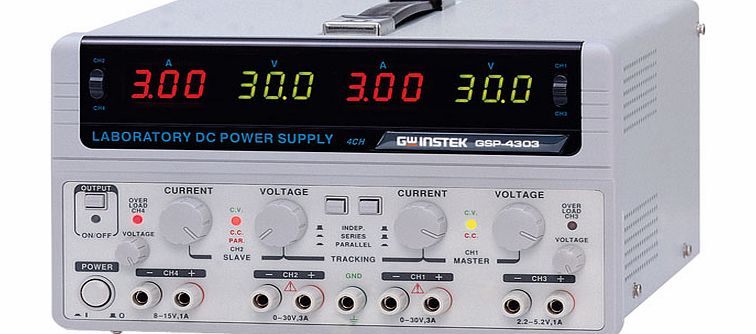 GW Instek GPS-3303 195W Triple Output DC Power