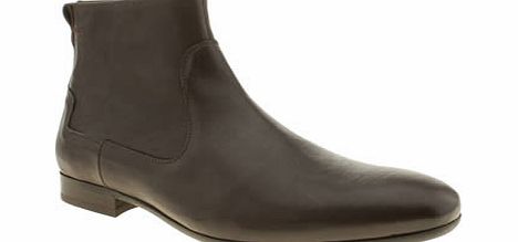 h by hudson Brown Rene Inside Zip Boots