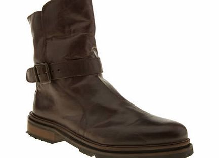 h by hudson Brown Tatham Buckle Boots
