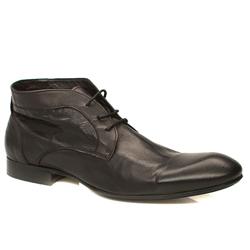H By Hudson Male Avlock Cukka Leather Upper Casual in Black