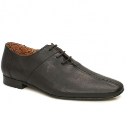 Male Flatline C-Seam Leather Upper in Black