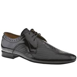 H By Hudson Male Flatline Pin Hole Patent Upper in Black