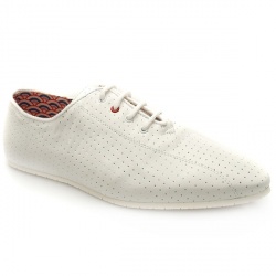 H By Hudson Male Madman Perf Leather Upper Casual in White