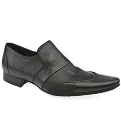 Male Swinger Punc Loafer Leather Upper in Black, Tan