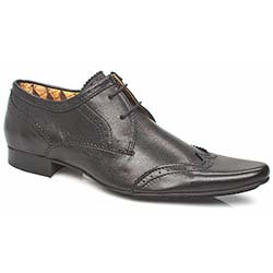 Male Swinger Wing Gib Leather Upper in Black