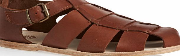 H By Hudson Mens H By Hudson Agali Sandals - Tan