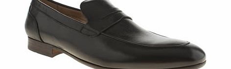 H By Hudson mens h by hudson black rene penny loafer shoes