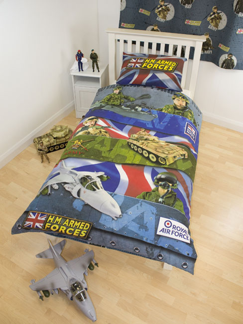 H.M. Armed Forces Duvet Cover and Pillowcase