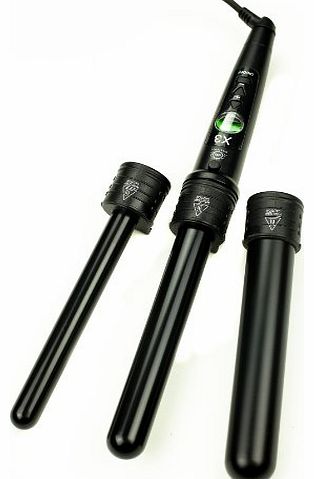 H2D 3-in-1 Magicurl 3 Piece Curling Wand