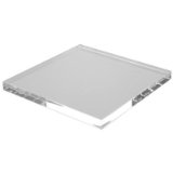 Habico Clear Acrylic Stamp Block 102mm x 102mm x 8mm deep