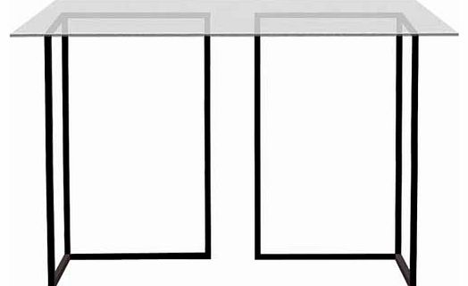 Habitat 120x50cm Trestle Desk - Black