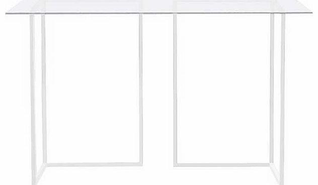 Habitat 120x50cm Trestle Desk - White
