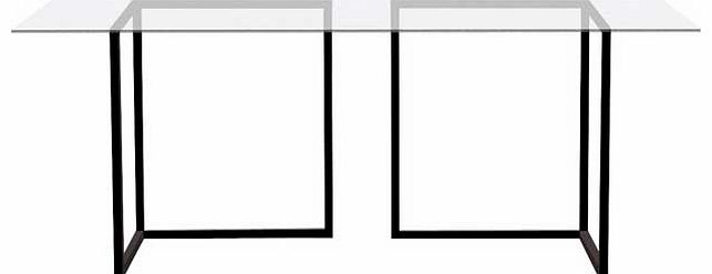 Habitat 160x80cm Trestle Desk - Black