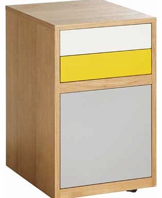 Albion 3 Drawer Filing Cabinet - Oak