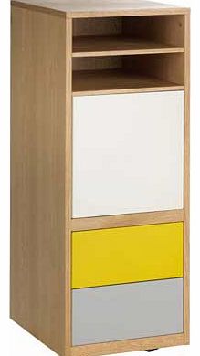 Habitat Albion Tall Storage Cabinet - Oak Effect