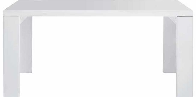 Habitat Asper 8 Seater High Gloss Dining Table -