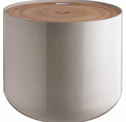 Habitat Blyth Storage Side Table - Mushroom