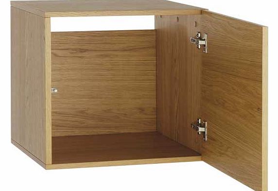Habitat Bocksey Small Closed Box - Oak