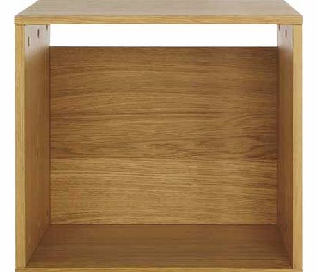 Habitat Bocksey Small Open Box - Oak