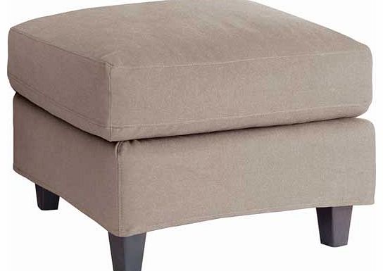 Chester Beige Footstool with Dark