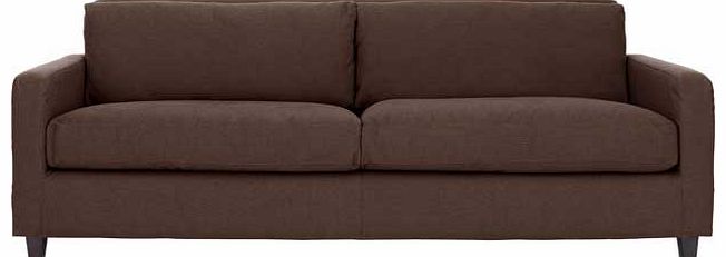 Chester Brown 3 Seat Sofa with Dark