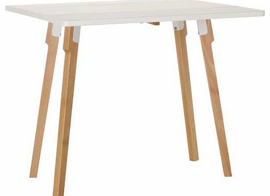 Habitat Churchill White Folding Dining Table