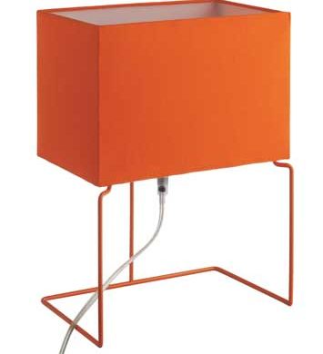 Habitat Colore Table Lamp - Orange