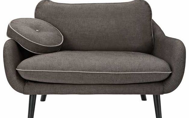 Habitat Cori Grey Fabric Compact Sofa