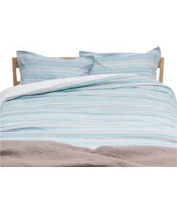 Habitat Delphina Blue Duvet Cover - Large Double