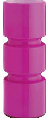 Habitat Fitz Glass Table Lamp - Cerise