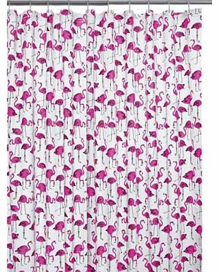 Habitat Flamingo Shower Curtain