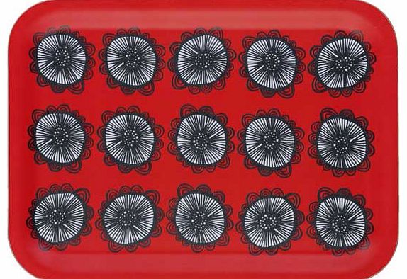 Habitat Freda Floral Patterned Rectangular Tray