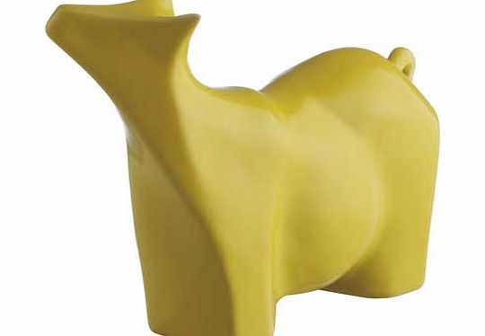 Habitat Freisa Yellow Ceramic Cow