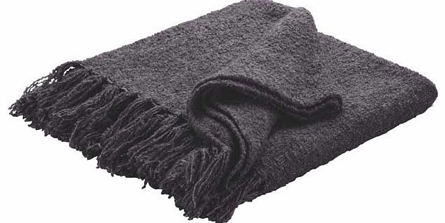 Habitat Haden Throw - Purple/Brown
