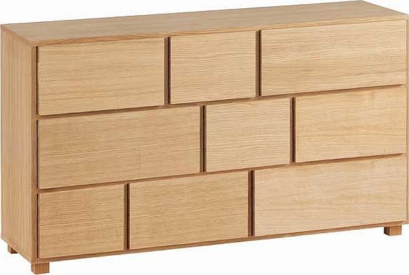 Habitat Hana II 9 Drawer Chest - Oak