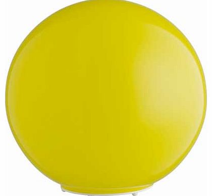 Habitat Louie Glass Table Lamp - Yellow