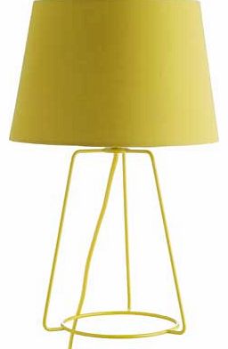 Habitat Lula Metal Table Lamp - Yellow