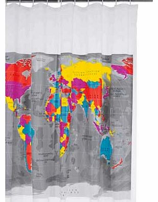 Habitat Mappa Shower Curtain