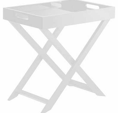 Oken Small Occasional Table - White