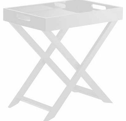 Habitat Oken Small Occasional Table - White
