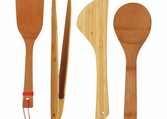 Habitat Panda Set of 4 Kitchen Utensils