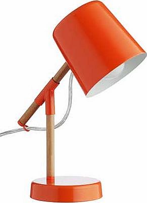 Habitat Peeta Desk Lamp - Orange