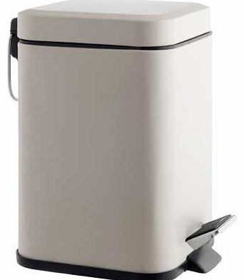 Habitat Poli Bathroom Bin - Mushroom