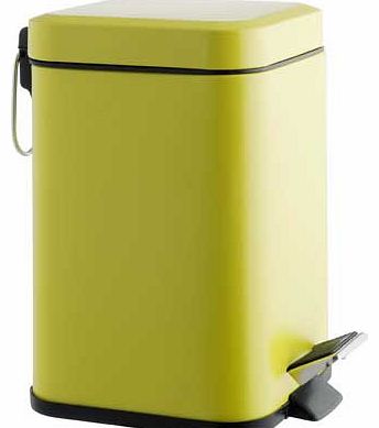Habitat Poli Bathroom Bin - Saffron Yellow