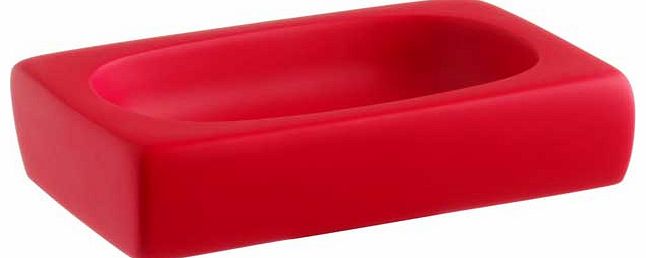 Habitat Poli Soap Dish - Raspberry Pink