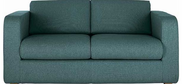 Habitat Porto Blue Fabric 2 Seat Sofa